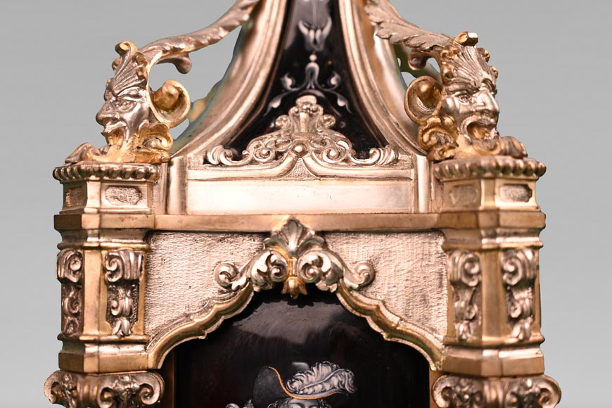 Paul SOYER, Garniture de cheminée néo-Renaissance, vers 1875 Paul SOYER, Garniture de cheminée néo-Renaissance, vers 1875-5