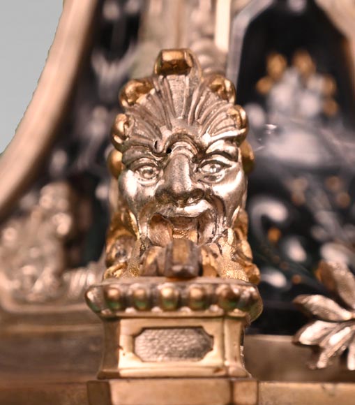 Paul SOYER, Garniture de cheminée néo-Renaissance, vers 1875 Paul SOYER, Garniture de cheminée néo-Renaissance, vers 1875-6