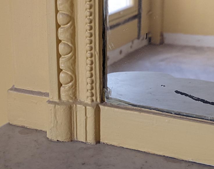 Trumeau de style Louis XVI au décor de guirlande de fleurs Trumeau de style Louis XVI au décor de guirlande de fleurs-6