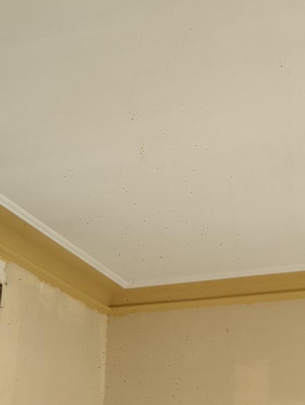 Trumeau de style Louis XVI à décors de fleurs et flèche de Cupidon Trumeau de style Louis XVI à décors de fleurs et flèche de Cupidon-7