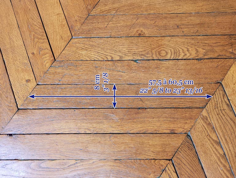 Lot de 12 m² de parquet point de Hongrie en chêne Lot de 12 m² de parquet point de Hongrie en chêne-8