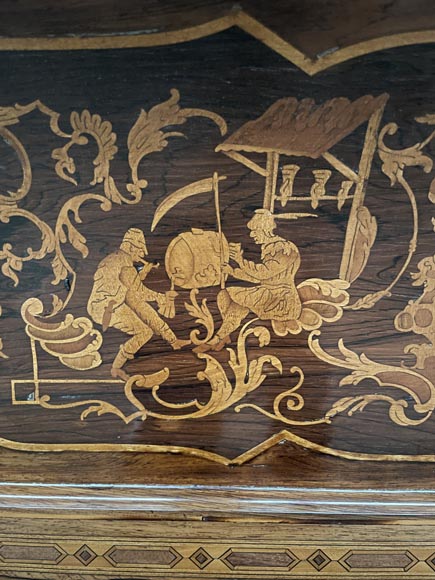 Billard avec marqueterie d’époque Louis-Philippe Billard avec marqueterie d’époque Louis-Philippe-9