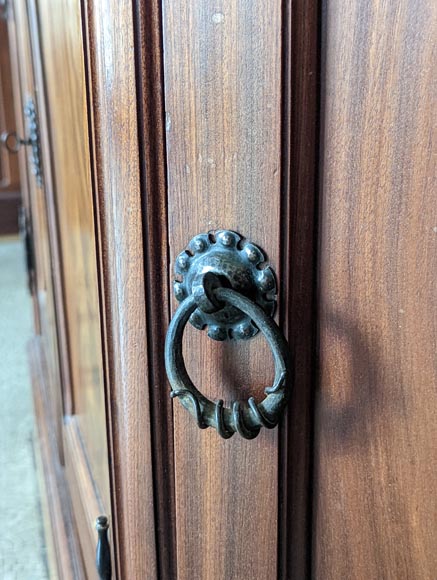 Boiserie de style Art Nouveau en acajou avec cheminée Boiserie de style Art Nouveau en acajou avec cheminée-16