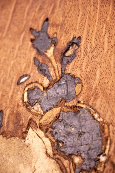 De roses et de campanules, le précieux panneau en marqueterie de porcelaine de Julien-Nicolas RIVART De roses et de campanules, le précieux panneau en marqueterie de porcelaine de Julien-Nicolas RIVART-6