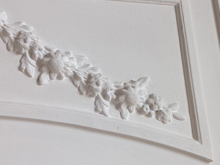 Trumeau de style Louis XVI à décor d'un profil de femme Trumeau de style Louis XVI à décor d'un profil de femme-3