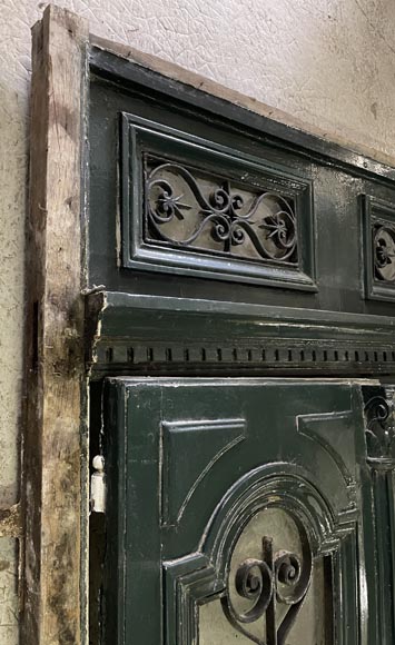 Porte cochère avec grille en fonte Porte cochère avec grille en fonte-1