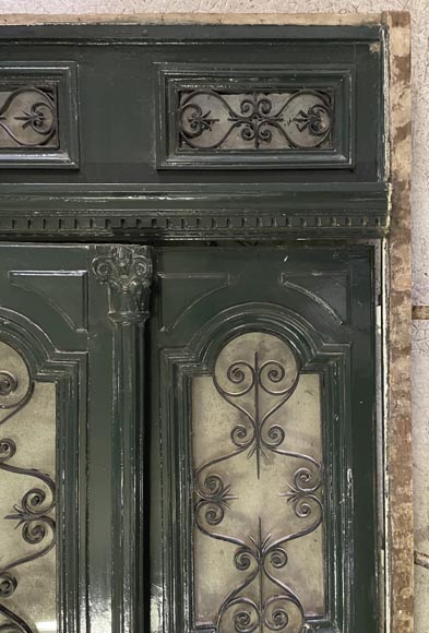 Porte cochère avec grille en fonte Porte cochère avec grille en fonte-4