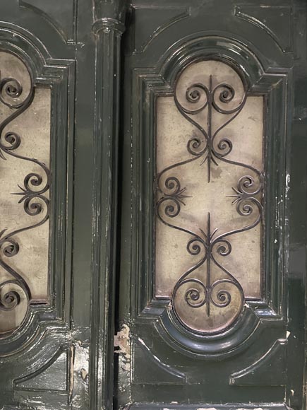 Porte cochère avec grille en fonte Porte cochère avec grille en fonte-5