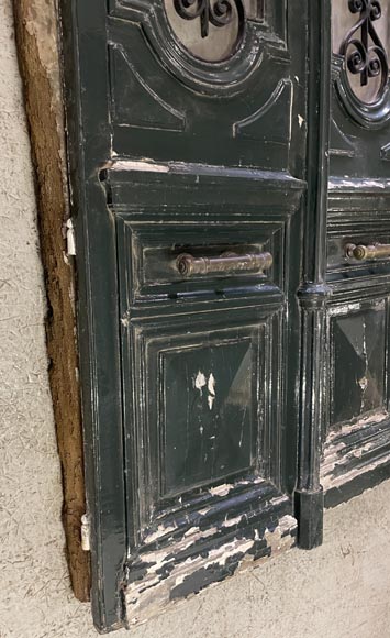 Porte cochère avec grille en fonte Porte cochère avec grille en fonte-9