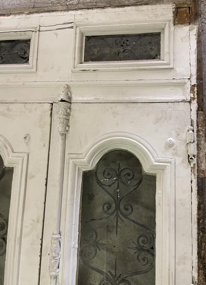 Porte cochère avec grille en fonte Porte cochère avec grille en fonte-12