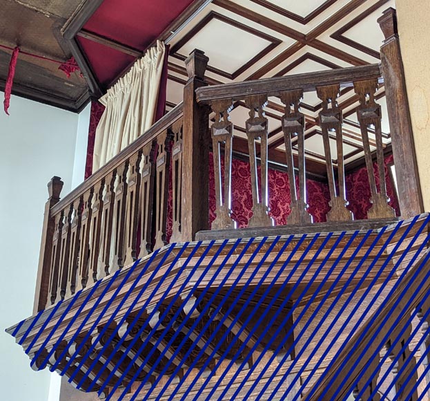 Rambarde en chêne de style Napoléon III Rambarde en chêne de style Napoléon III-3