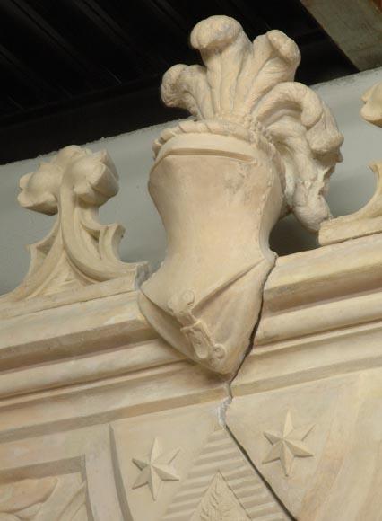 Importante cheminée de style Néo-Renaissance en terre cuite Importante cheminée de style Néo-Renaissance en terre cuite-1