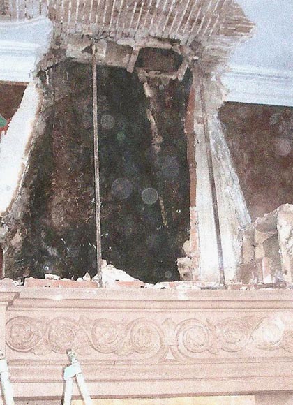 Importante cheminée de style Néo-Renaissance en terre cuite Importante cheminée de style Néo-Renaissance en terre cuite-11