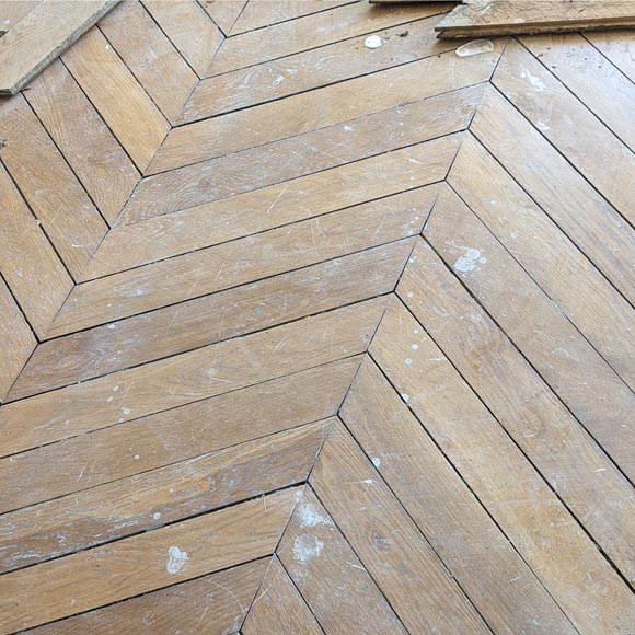 Lot de 12 m² de parquet Point de Hongrie Lot de 12 m² de parquet Point de Hongrie-0