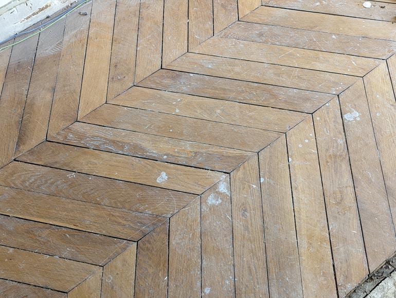 Lot de 12 m² de parquet Point de Hongrie Lot de 12 m² de parquet Point de Hongrie-1