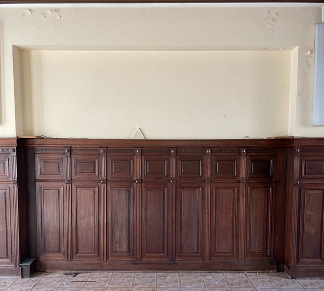 Pièce de boiserie de style Napoléon III en acajou Pièce de boiserie de style Napoléon III en acajou-12