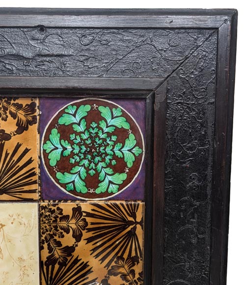 BOCH Frères (céramique), Th. FUMIETE (?), Portrait d’une dame japonaise en faïence, 1890 BOCH Frères (céramique), Th. FUMIETE (?), Portrait d’une dame japonaise en faïence, 1890-7