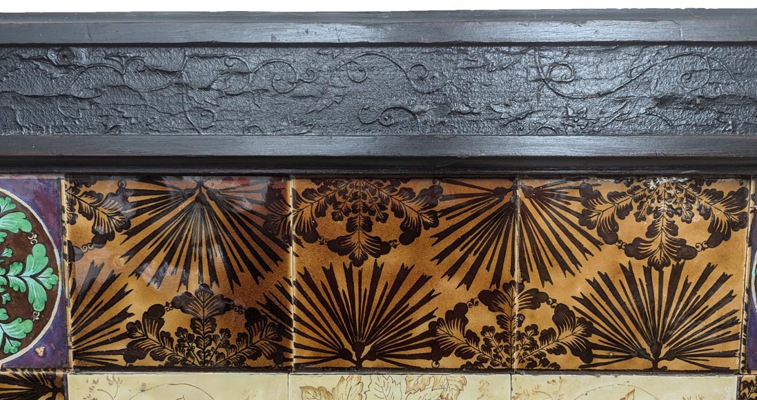 BOCH Frères (céramique), Th. FUMIETE (?), Portrait d’une dame japonaise en faïence, 1890 BOCH Frères (céramique), Th. FUMIETE (?), Portrait d’une dame japonaise en faïence, 1890-10