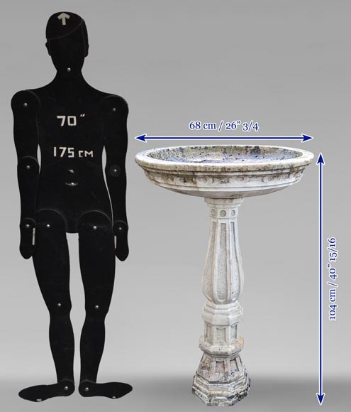 Vasque de jardin en marbre Vasque de jardin en marbre-9