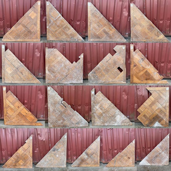 Environ 35 m² de parquet Versailles en chêne, XVIIIe siècle Environ 35 m² de parquet Versailles en chêne, XVIIIe siècle-5