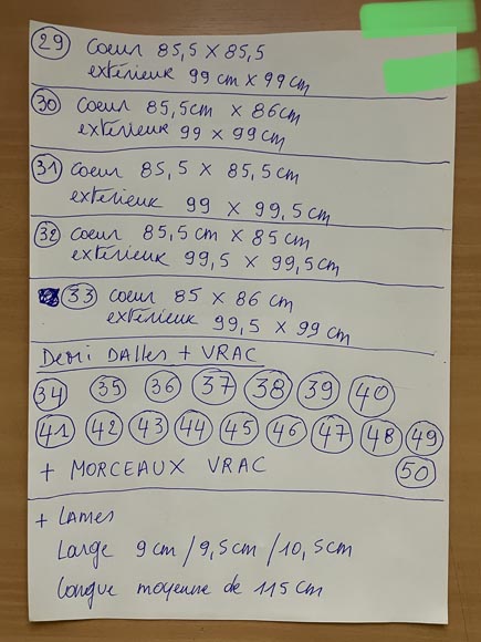 Environ 35 m² de parquet Versailles en chêne, XVIIIe siècle Environ 35 m² de parquet Versailles en chêne, XVIIIe siècle-9