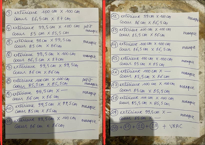 Environ 75 m² de parquet Versailles en chêne, XVIIIe siècle Environ 75 m² de parquet Versailles en chêne, XVIIIe siècle-11