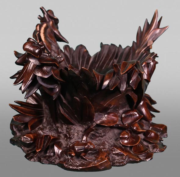 Un décor impressionniste, grand vase en faïence de Louis Auguste LEPÈRE pour la Faïencerie LAURIN Un décor impressionniste, grand vase en faïence de Louis Auguste LEPÈRE pour la Faïencerie LAURIN-12