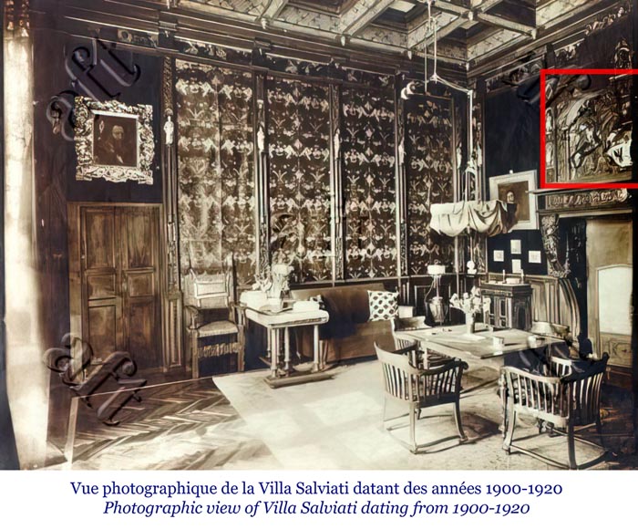 Dessus de cheminée aux armoiries des Vansittart et Crosbie Dessus de cheminée aux armoiries des Vansittart et Crosbie-1