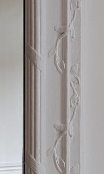 Grand trumeau de style Napoléon III à la guirlande de lière Grand trumeau de style Napoléon III à la guirlande de lière-5