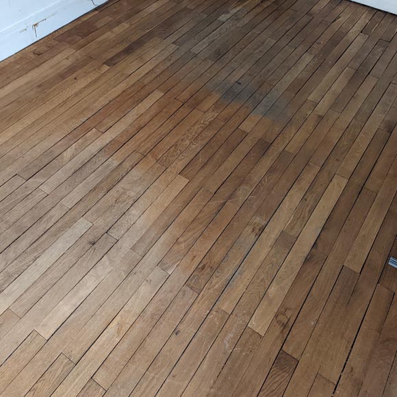 Lot de 17 m² de parquet linéaire en chêne-0