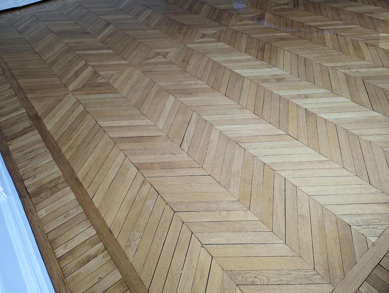 Lot de 12 m² de parquet point de Hongrie Lot de 12 m² de parquet point de Hongrie-2