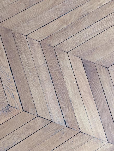 Lot de 15 m² de parquet point de Hongrie en chêne Lot de 15 m² de parquet point de Hongrie en chêne-4