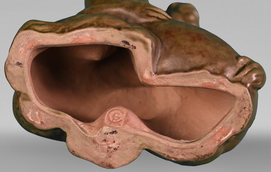 François-Rupert CARABIN, Femme à la coloquinte, vers 1900 François-Rupert CARABIN, Femme à la coloquinte, vers 1900-3