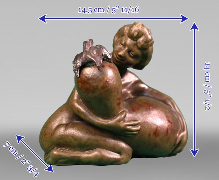 François-Rupert CARABIN, Femme à la coloquinte, vers 1900 François-Rupert CARABIN, Femme à la coloquinte, vers 1900-4