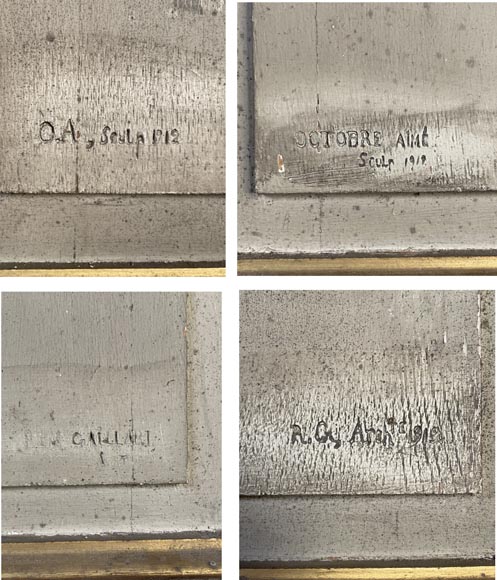 René Gaillard (architecte), Aimé Octobre (sculpteur), Boiserie de style Régence polychrome et dorée, 1919 René Gaillard (architecte), Aimé Octobre (sculpteur), Boiserie de style Régence polychrome et dorée, 1919-2