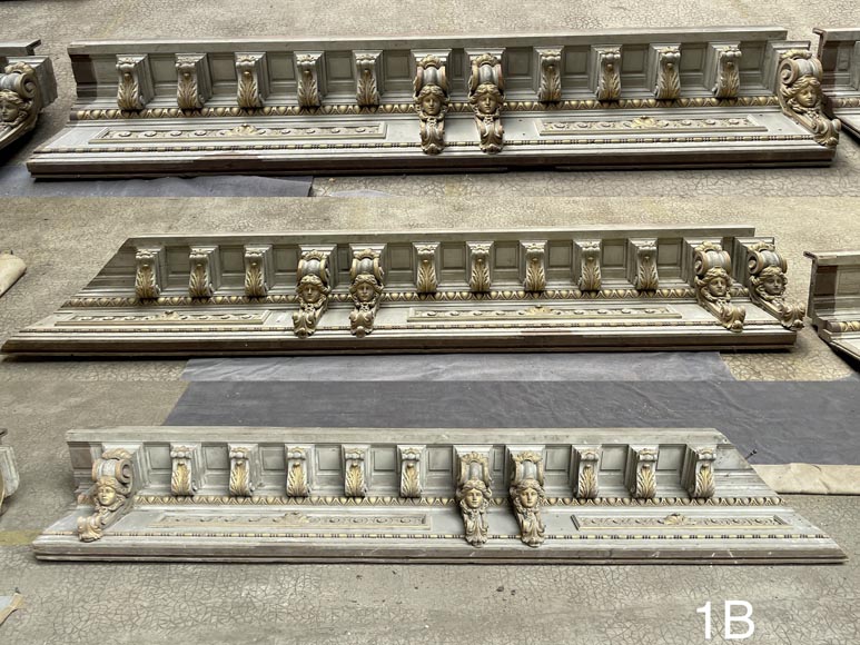 René Gaillard (architecte), Aimé Octobre (sculpteur), Boiserie de style Régence polychrome et dorée, 1919 René Gaillard (architecte), Aimé Octobre (sculpteur), Boiserie de style Régence polychrome et dorée, 1919-10