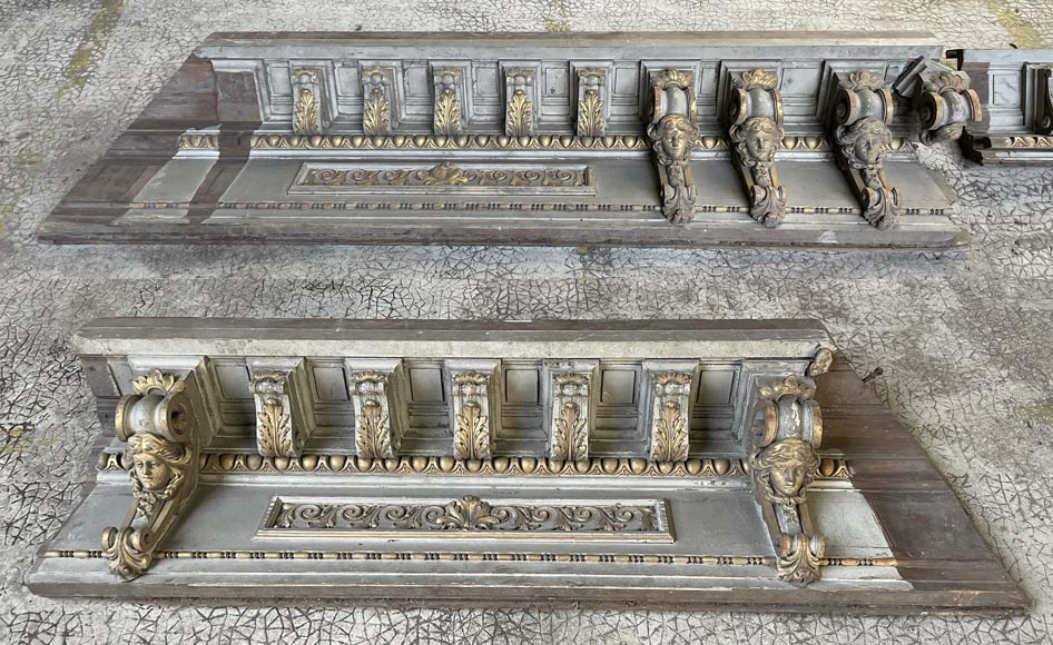 René Gaillard (architecte), Aimé Octobre (sculpteur), Boiserie de style Régence polychrome et dorée, 1919 René Gaillard (architecte), Aimé Octobre (sculpteur), Boiserie de style Régence polychrome et dorée, 1919-12