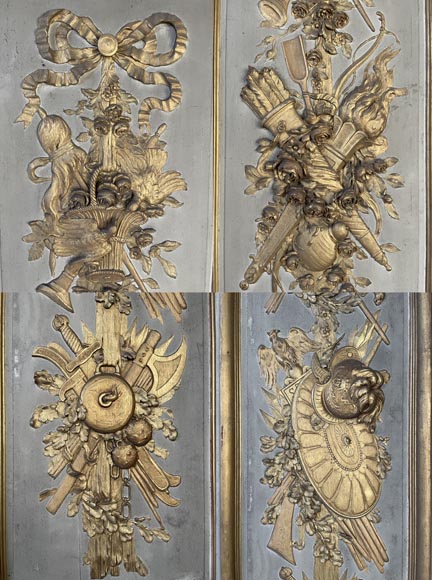 René Gaillard (architecte), Aimé Octobre (sculpteur), Boiserie de style Régence polychrome et dorée, 1919 René Gaillard (architecte), Aimé Octobre (sculpteur), Boiserie de style Régence polychrome et dorée, 1919-15