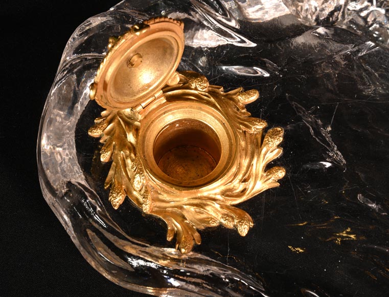 Cristallerie BACCARAT, Encrier La Vague, 1909  Cristallerie BACCARAT, Encrier La Vague, 1909 -7