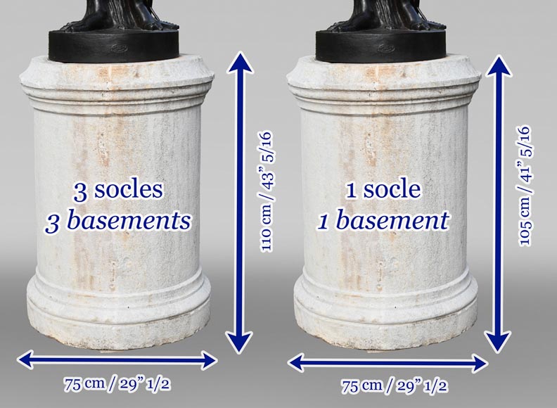 Mathurin MOREAU pour la FONDERIE DU VAL D’OSNE, “Les Quatre Saisons”, série de 4 statues en fonte représentant des allégories du printemps, de l'été, de l’automne et de l’hiver Mathurin MOREAU pour la FONDERIE DU VAL D’OSNE, “Les Quatre Saisons”, série de 4 statues en fonte représentant des allégories du printemps, de l'été, de l’automne et de l’hiver-22