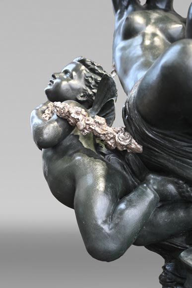 Mathurin Moreau pour la fonderie du Val d’Osne, La Fée aux fleurs, fin du XIXe siècle Mathurin Moreau pour la fonderie du Val d’Osne, La Fée aux fleurs, fin du XIXe siècle-1