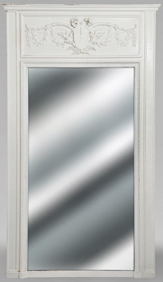 Trumeau de style Louis XVI orné d'un arc Trumeau de style Louis XVI orné d'un arc-0