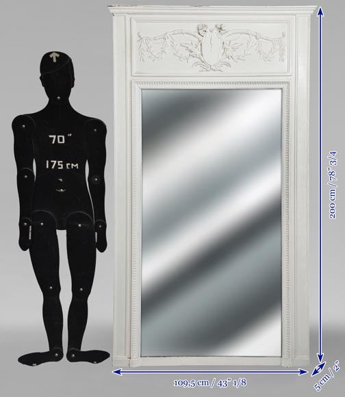 Trumeau de style Louis XVI orné d'un arc Trumeau de style Louis XVI orné d'un arc-7