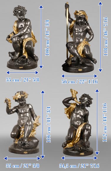 Mathurin Moreau pour  la fonderie du Val d’Osne,  Les Quatre Éléments,  entre 1849 et 1879 Mathurin Moreau pour  la fonderie du Val d’Osne,  Les Quatre Éléments,  entre 1849 et 1879-15