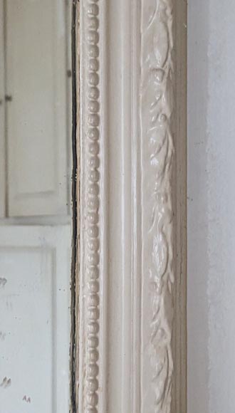 Trumeau de style Louis XVI décoré d'une double couronne de laurier Trumeau de style Louis XVI décoré d'une double couronne de laurier-5