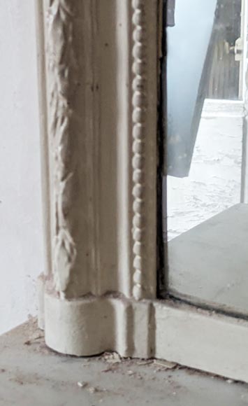 Trumeau de style Louis XVI décoré d'une double couronne de laurier Trumeau de style Louis XVI décoré d'une double couronne de laurier-7