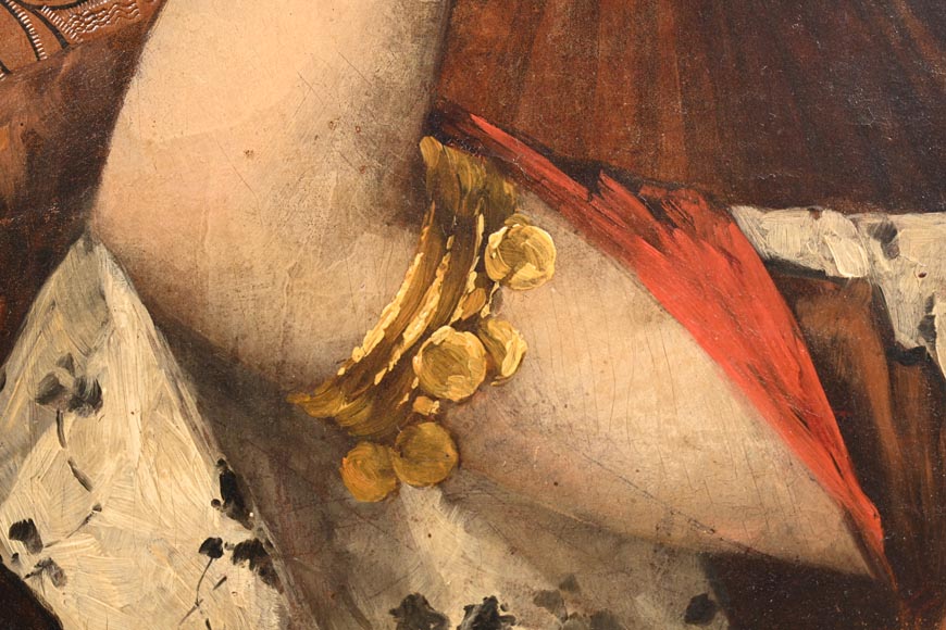 Conrad KIESEL (d’après), Portrait japonisant d’une femme vêtue d’un kimono, vers 1880 Conrad KIESEL (d’après), Portrait japonisant d’une femme vêtue d’un kimono, vers 1880-7