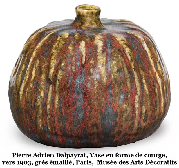 Pierre-Adrien Dalpayrat, Petit vase en grès émaillé, fin du XIXe siècle Pierre-Adrien Dalpayrat, Petit vase en grès émaillé, fin du XIXe siècle-6
