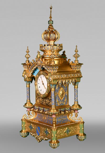 Charles Stanislas MATIFAT, pendule double face persane de l'Exposition Universelle de Londres de 1851 Charles Stanislas MATIFAT, pendule double face persane de l'Exposition Universelle de Londres de 1851-1