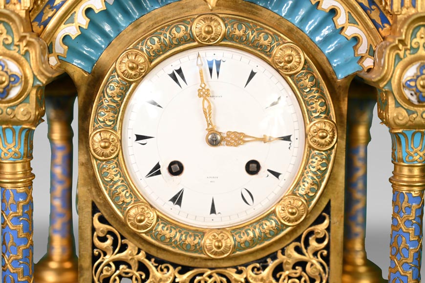 Charles Stanislas MATIFAT, pendule double face persane de l'Exposition Universelle de Londres de 1851 Charles Stanislas MATIFAT, pendule double face persane de l'Exposition Universelle de Londres de 1851-3